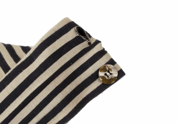 ISSEY MIYAKE Stripe Dot Asymmetrical Vest K-171920_010