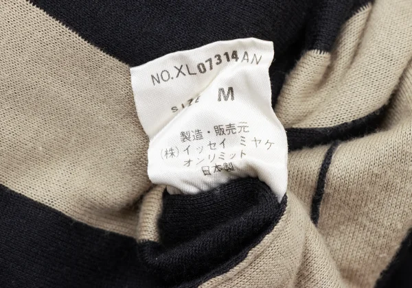 ISSEY MIYAKE Stripe Dot Asymmetrical Vest K-171920_018