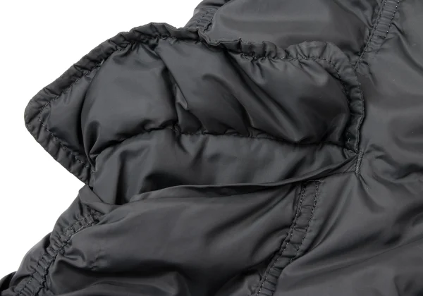 ISSEY MIYAKE Puckering Mixed-material Switching Down Jacket K-171922_009