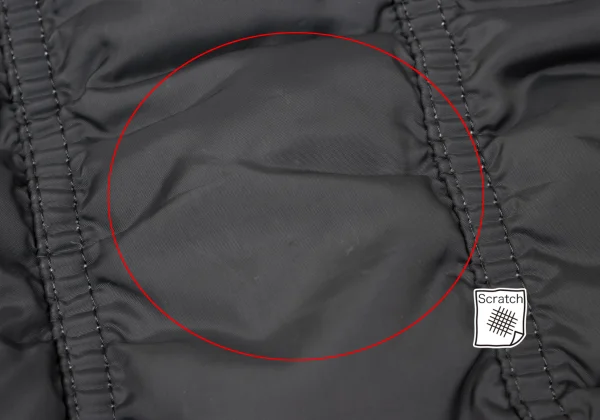 ISSEY MIYAKE Puckering Mixed-material Switching Down Jacket K-171922_016