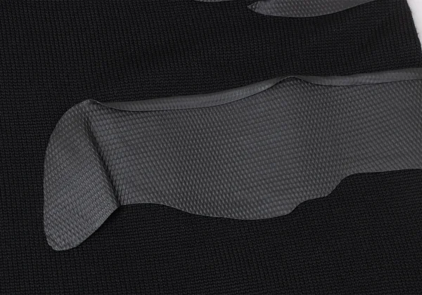 COMME des GARCONS Side Rubber Patch Long Knit Sweater K-171930_008