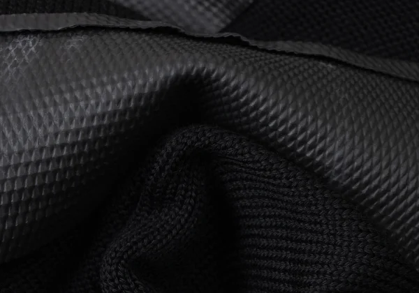 COMME des GARCONS Side Rubber Patch Long Knit Sweater K-171930_012