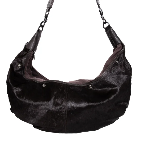 Y’s×MANDARINA Unborn Calf Switching Shoulder Bag K-171935_002