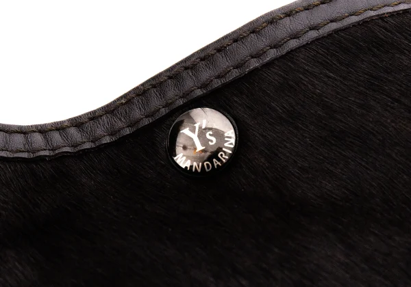 Y’s×MANDARINA Unborn Calf Switching Shoulder Bag K-171935_010