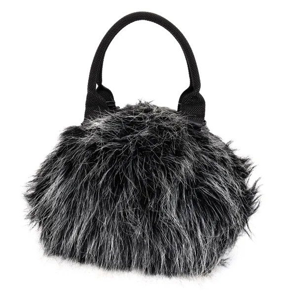 ISSEY MIYAKE Fur Switching Leather Hand Bag K-171936_002