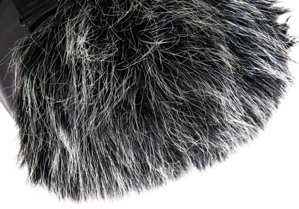 ISSEY MIYAKE Fur Switching Leather Hand Bag K-171936_006