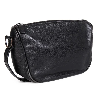 ISSEY MIYAKE Leather Clutch Bag