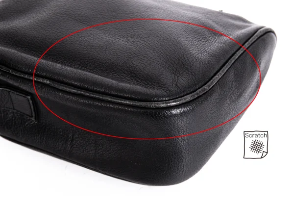 ISSEY MIYAKE Leather Clutch Bag K-171938_008