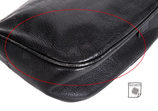 ISSEY MIYAKE Leather Clutch Bag K-171938_009