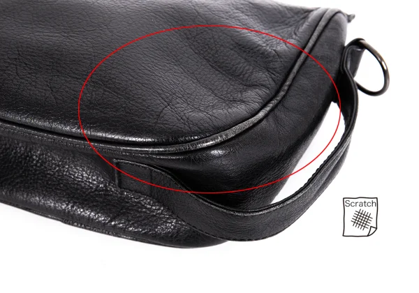 ISSEY MIYAKE Leather Clutch Bag K-171938_010