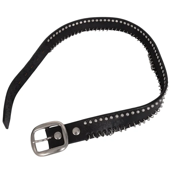Yohji Yamamoto Studs Ring Leather Belt K-171940_002