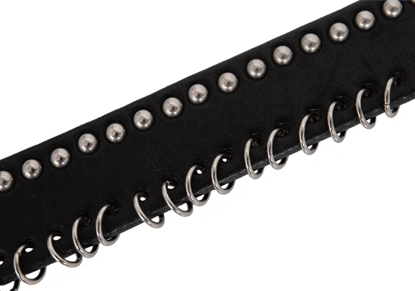 Yohji Yamamoto Studs Ring Leather Belt K-171940_005