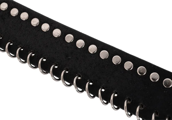 Yohji Yamamoto Studs Ring Leather Belt K-171940_011