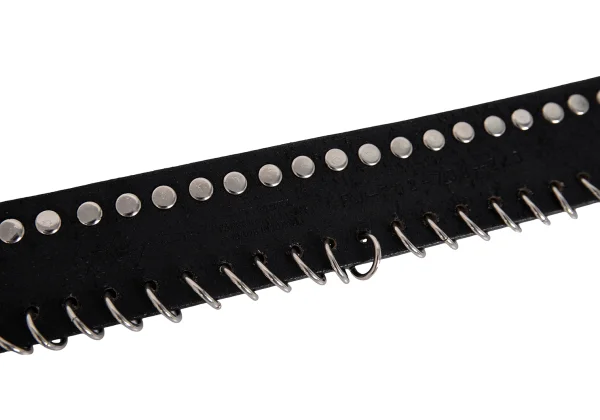 Yohji Yamamoto Studs Ring Leather Belt K-171940_013