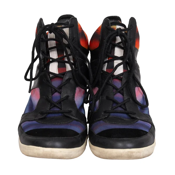 Y-3 Graphic Printed Leather Switching Sneakers K-171941_004