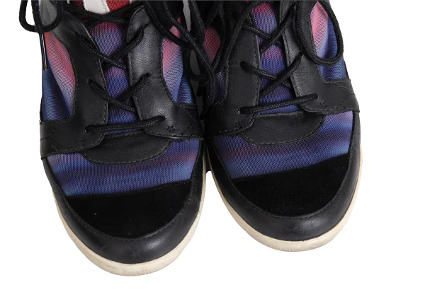 Y-3 Graphic Printed Leather Switching Sneakers K-171941_006