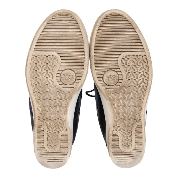 Y-3 Graphic Printed Leather Switching Sneakers K-171941_018