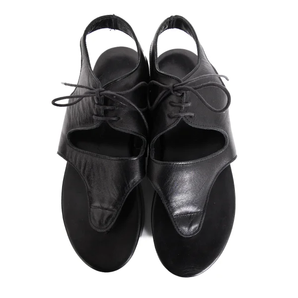 Yohji Yamamoto FEMME Platform Leather Sandal K-171942_002