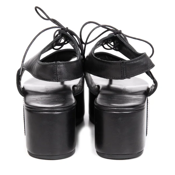 Yohji Yamamoto FEMME Platform Leather Sandal K-171942_009