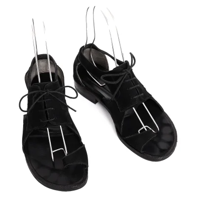 ISSEY MIYAKE Lace Up Suede Sandal 