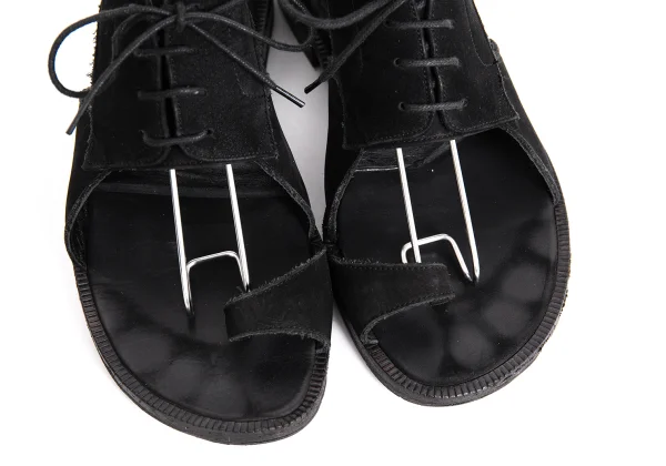 ISSEY MIYAKE Lace Up Suede Sandal  K-171943_003