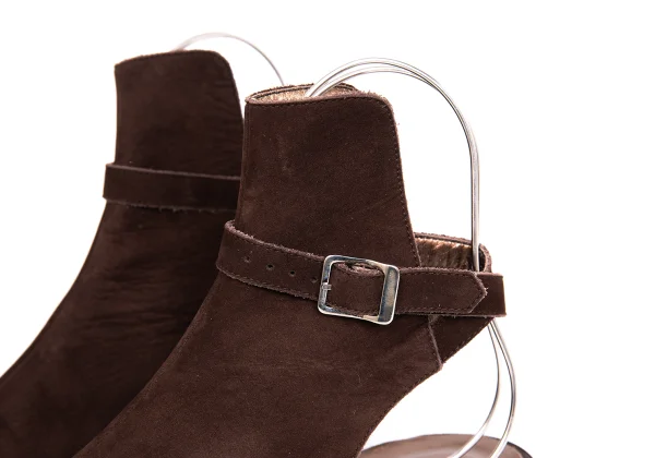 ISSEY MIYAKE Back Open Strap Suede Boots K-171946_006
