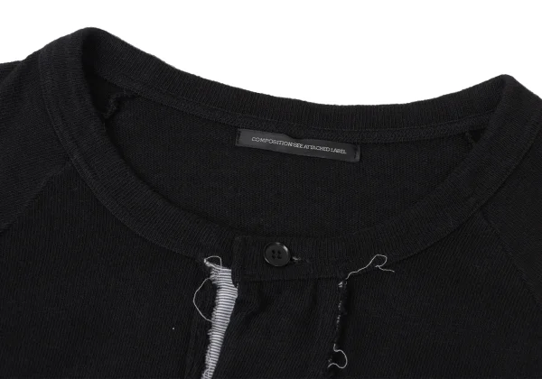 Y's Cotton Cut-off Design Raglan Sleeve Cardigan K-171949_004