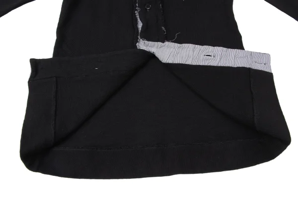 Y's Cotton Cut-off Design Raglan Sleeve Cardigan K-171949_013