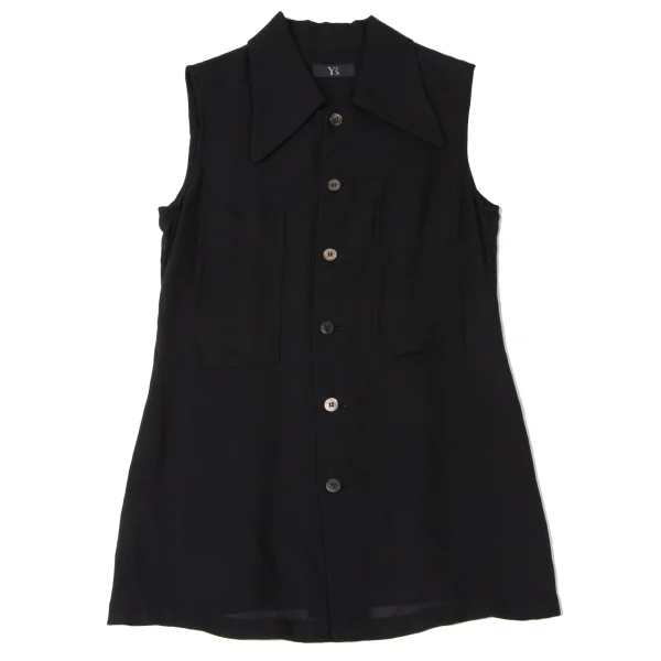Y's Big-collar Sleeveless Shirt K-171950_002
