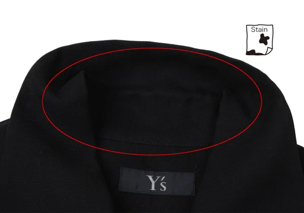 Y's Big-collar Sleeveless Shirt K-171950_005