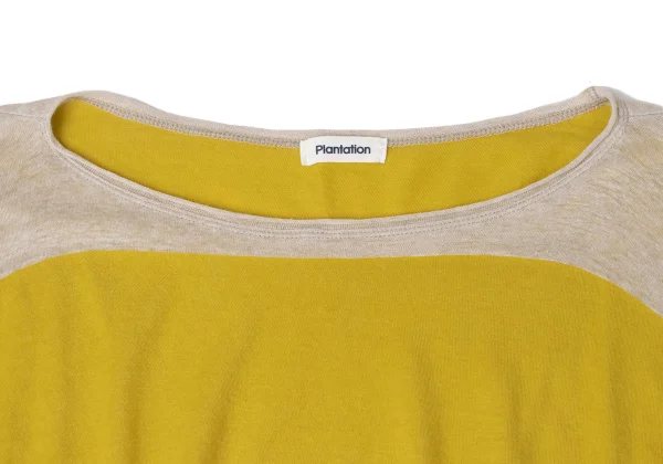 Plantation Cotton Linen Striped Switching T-shirt K-171952_004