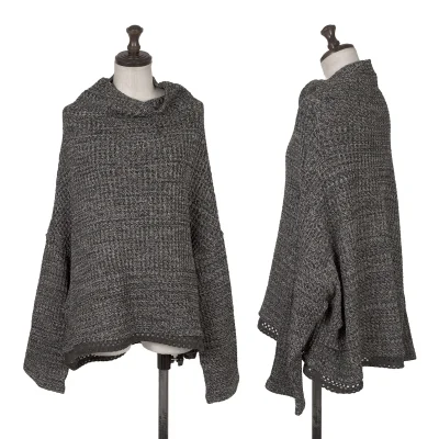 gomme Cotton-blend Wide-neck Knit Top