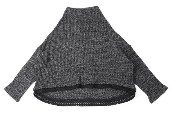 gomme Cotton-blend Wide-neck Knit Top K-171955_002