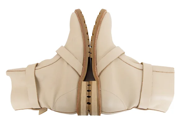 zucca Double Belted Design Leather Engineer Boots K-171961_008