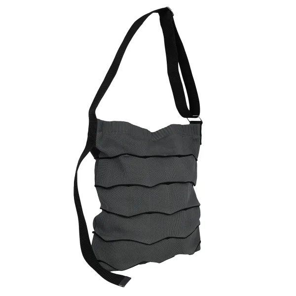 gomme Tuck Design Knit Shoulder Bag Grey  K-171962_001