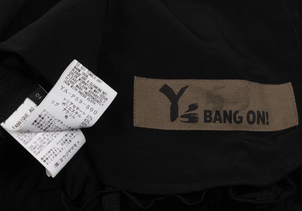 Y's BANG ON! No.59 Zip Pocket Tapered Pants K-171966_015