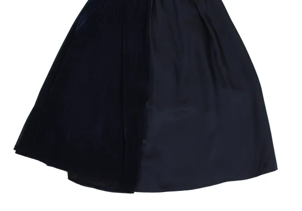 Y's Velour Switching Asymmetrical Dropped Crotch Pants K-171968_007
