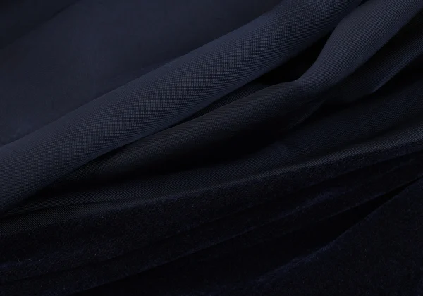 Y's Velour Switching Asymmetrical Dropped Crotch Pants K-171968_011