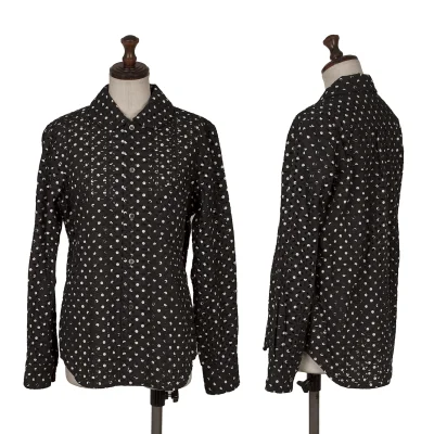 COMME des GARCONS Cutting Design Dot Shirt