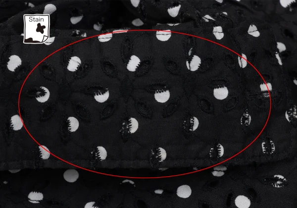 COMME des GARCONS Cutting Design Dot Shirt K-171969_009