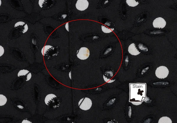 COMME des GARCONS Cutting Design Dot Shirt K-171969_011
