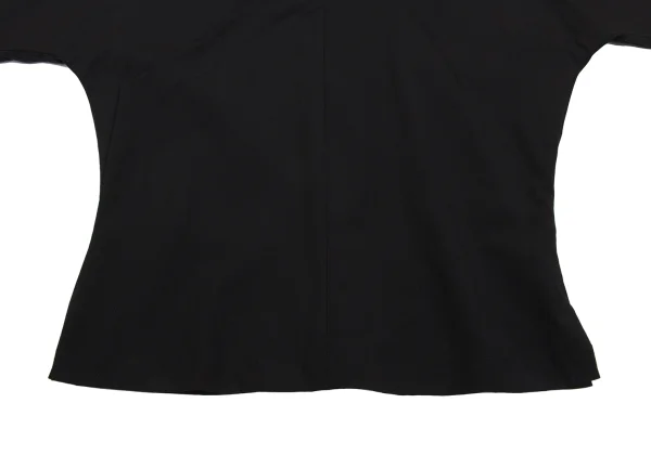コムデギャルソン 黒 エスニックシャツ コムコム コムデギャルソンCOMME des GARCONS ウールチャイナボタン