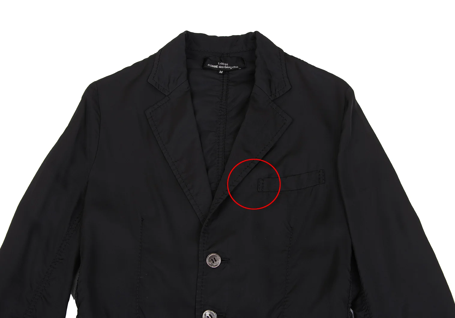 トリココムデギャルソンtricot COMME des GARCONS キュプラ製品洗い3B
