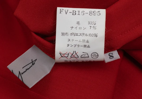 Yohji Yamamoto FEMME Crepe Kimono Sleeve Blouse K-171972_018
