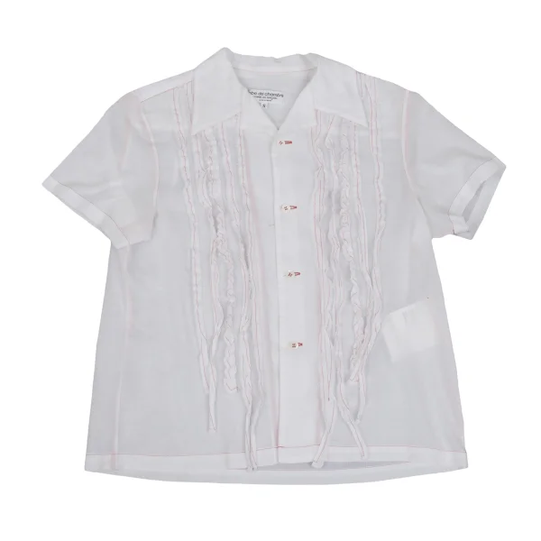 robe de chambre COMME des GARCONS Red-stitched Blouse K-171975_002
