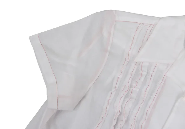 robe de chambre COMME des GARCONS Red-stitched Blouse K-171975_007