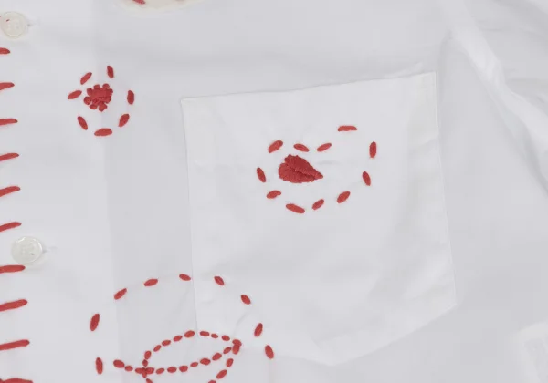 COMME des GARCONS Stitch Design Round-collar Shirt K-171976_008