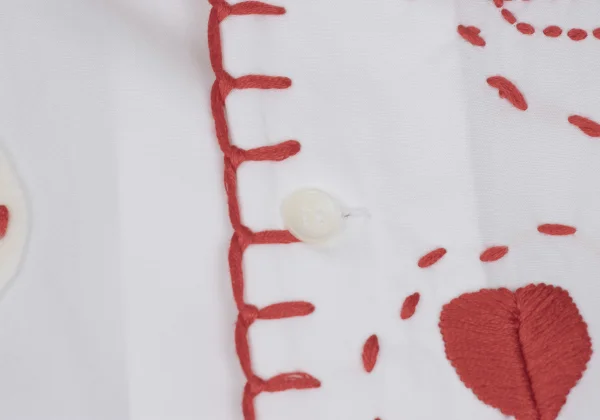 COMME des GARCONS Stitch Design Round-collar Shirt K-171976_013