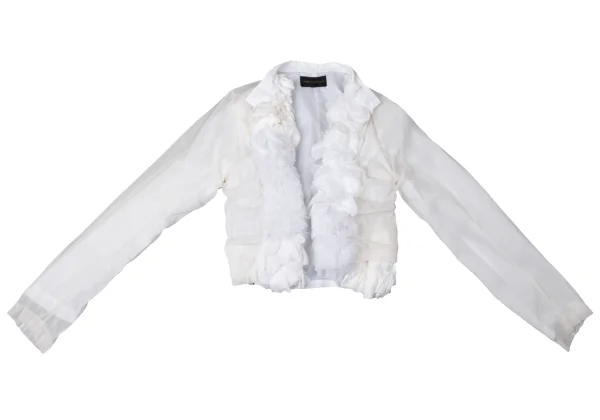 COMME des GARCONS Multi Frill Chiffon Jacket K-171982_002