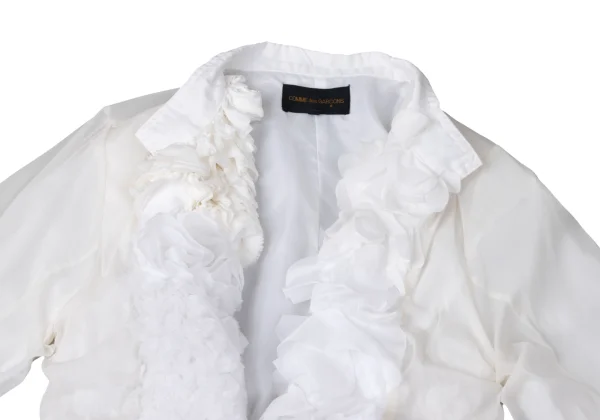 COMME des GARCONS Multi Frill Chiffon Jacket K-171982_003